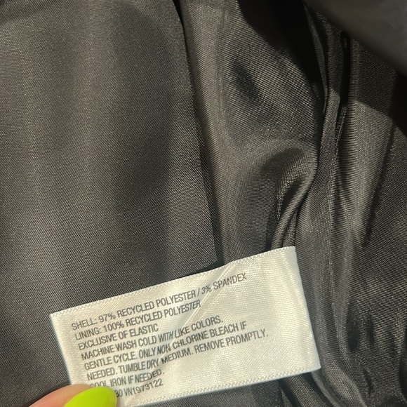 Black satin fit and flare boned bodice mini dress small new with tags - Picture 4 of 7